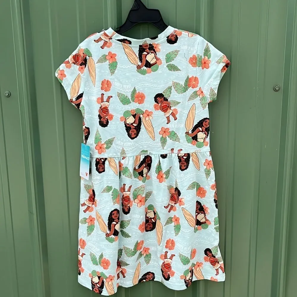 Girls Disney Moana 2 Casual Dress Size M